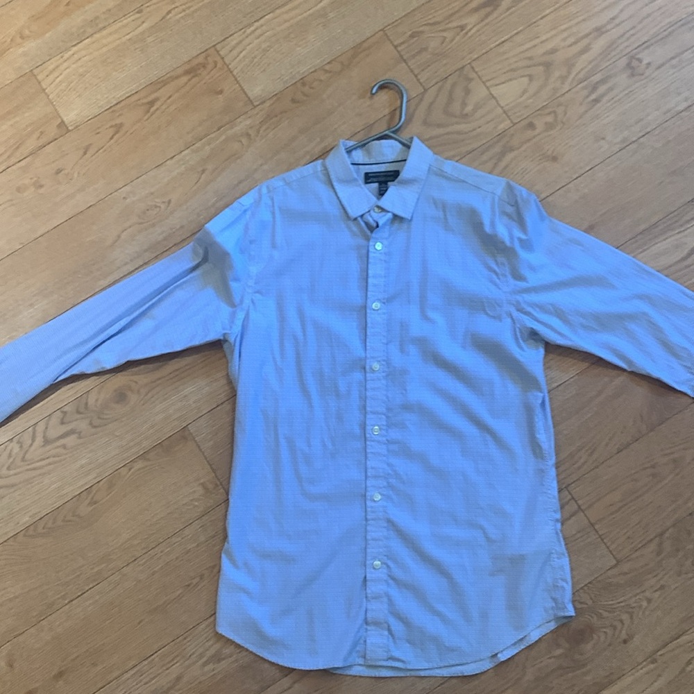 banana republic dress shirt non iron large new